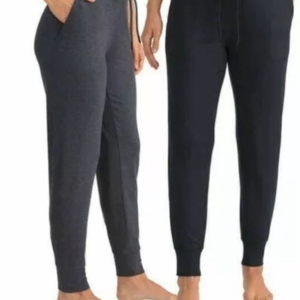 Lole Women's Track Pants - Dark Gray and Black